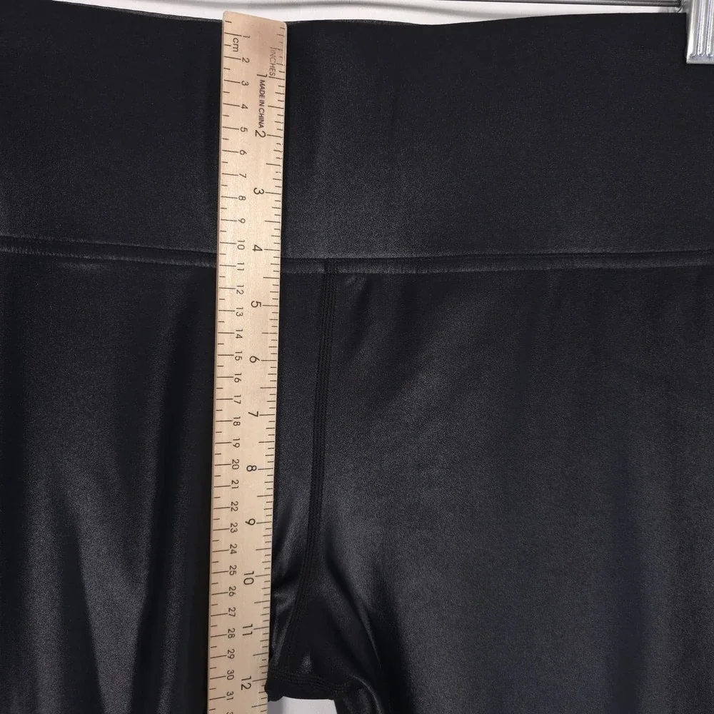 CARBON38 Women's Leggings Black Skinny High Rise XL‎ Stretch USA MADE